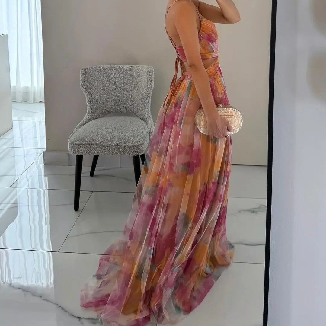 Damska Letnia Ślubna Sukienka | Maxi