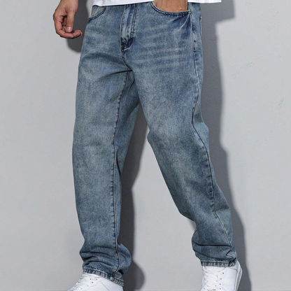 Męski Jeansy Baggy | Szeroka Nogawka