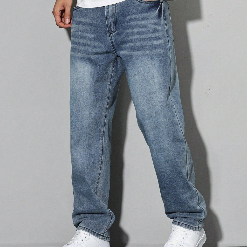 Męski Jeansy Baggy | Szeroka Nogawka