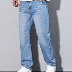 Męski Jeansy Baggy | Szeroka Nogawka