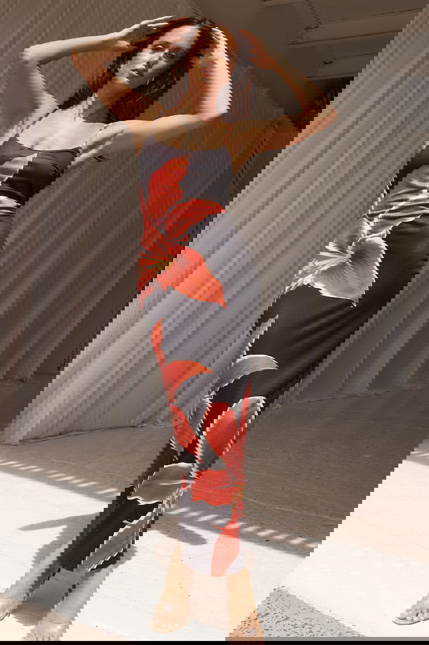 Damska Letnia Sukienka w Kwiaty | Maxi