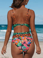 Damskie Bikini z Wysokim Stanem | Kolorowy