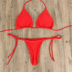 Damskie Seksywne Bikini O Wysokim Pasie | Letnie