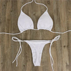 Damskie Seksywne Bikini O Wysokim Pasie | Letnie