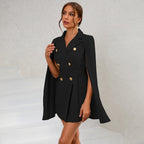 Damskie Wieczorowe Blazer Suknia | Mini