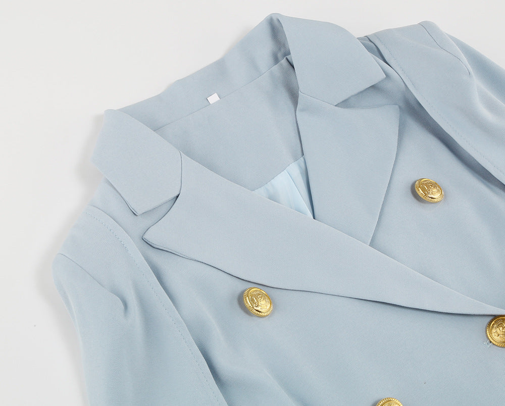 Damskie Wieczorowe Blazer Suknia | Mini