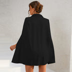 Damskie Wieczorowe Blazer Suknia | Mini