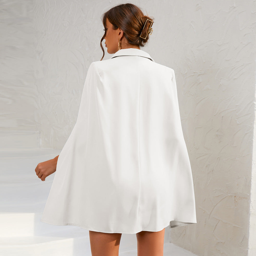 Damskie Wieczorowe Blazer Suknia | Mini