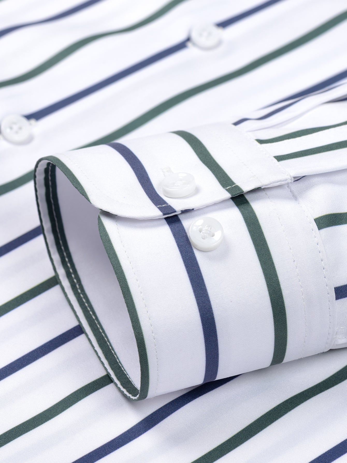 Męska Formalna Koszula W Paski | Długi Rękaw