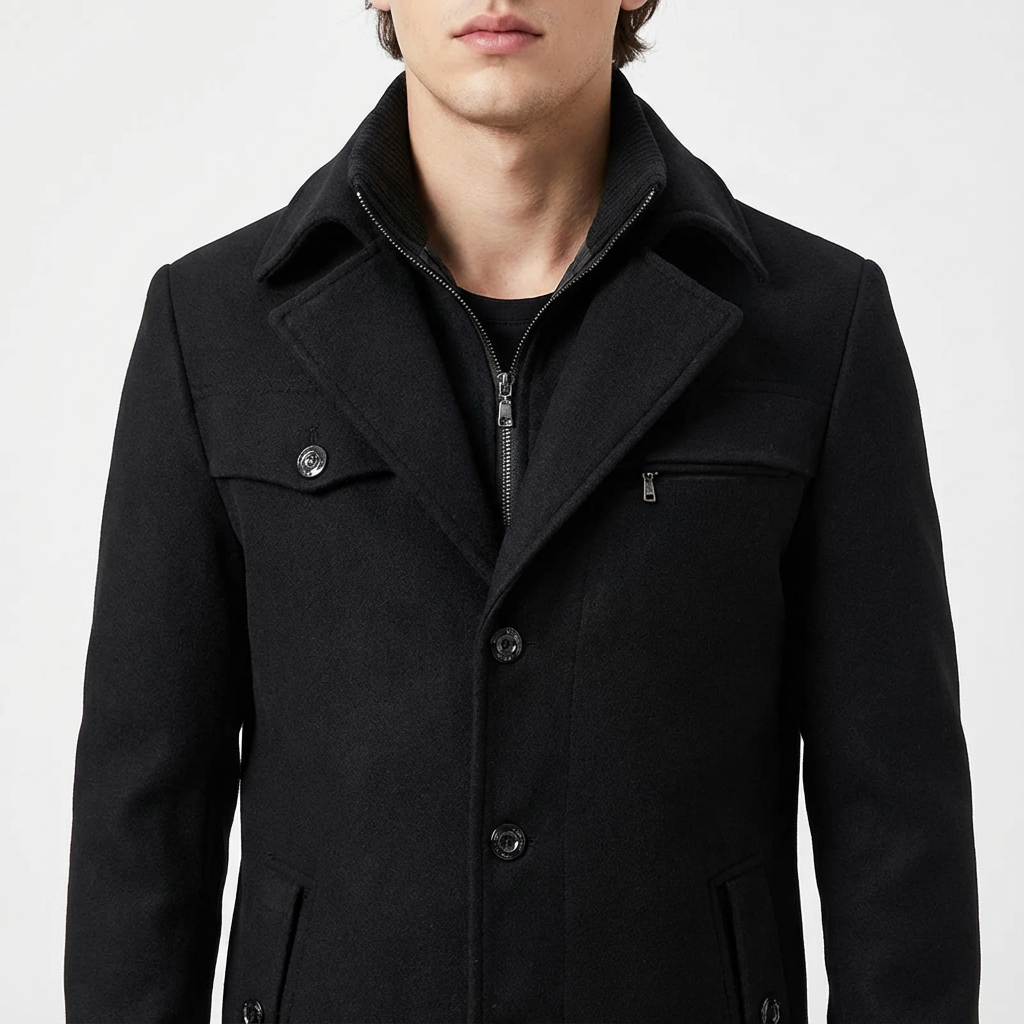 Męski Zimowy Płaszcz | Oversize