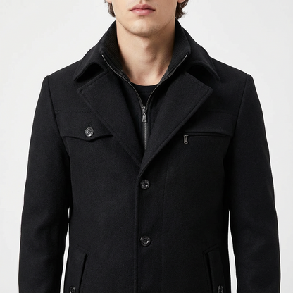 Męski Zimowy Płaszcz | Oversize