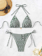 Damskie Bikini O Wysokim Pasie | Letnie