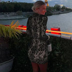 Damska Sukienka Bodycon Długi Rękaw | Mini