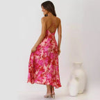 Damska Letnia Sukienka w Kwiaty | Maxi