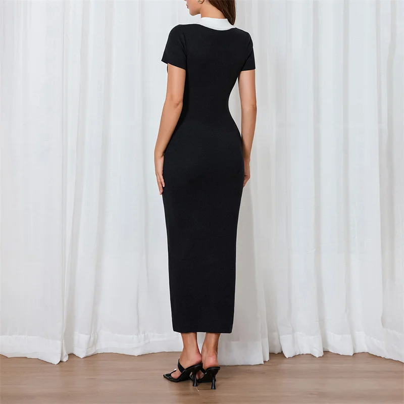 Damskie Formalna Koszulowa Suknia | Midi