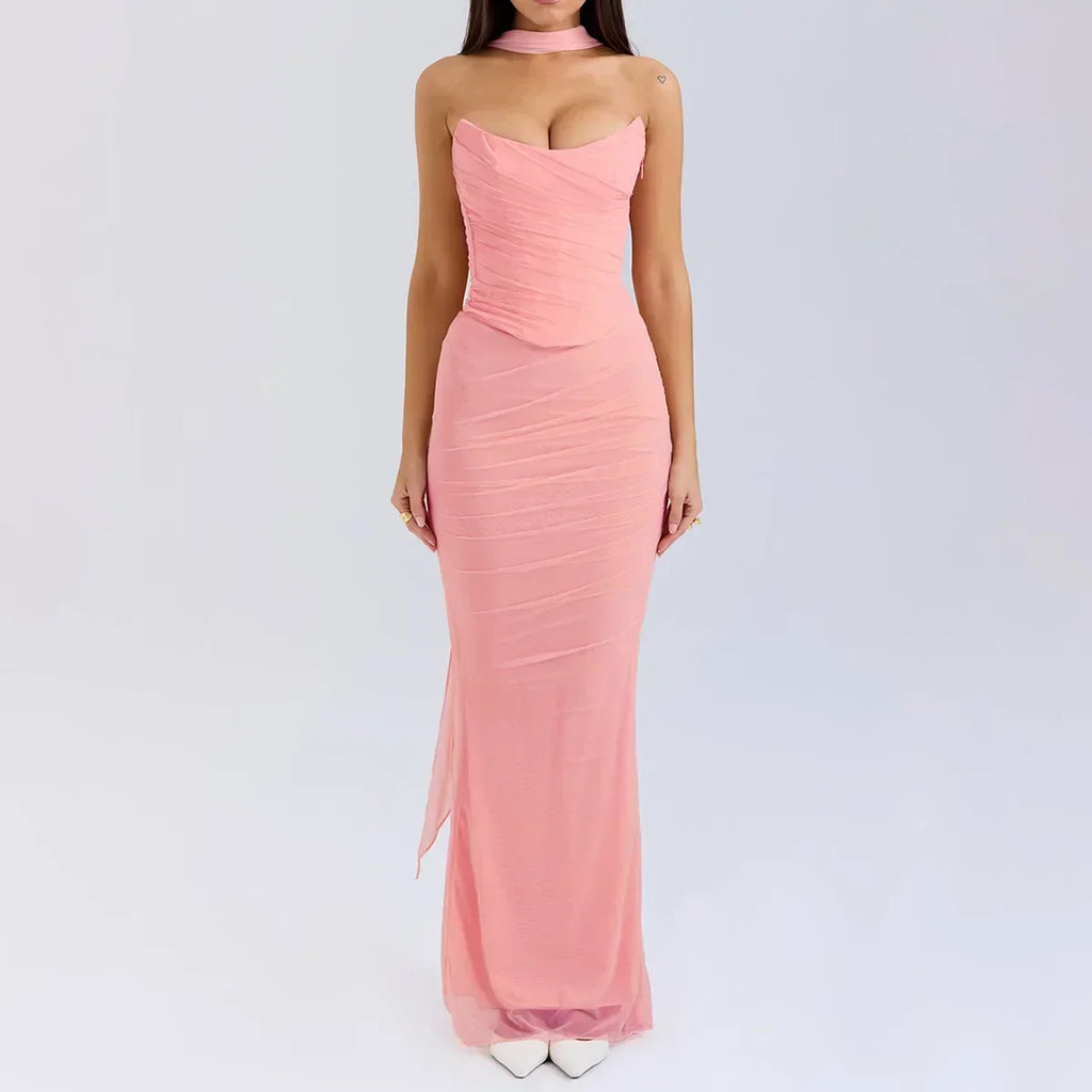 Damska Sukienka Gościa Weselnego | Długa