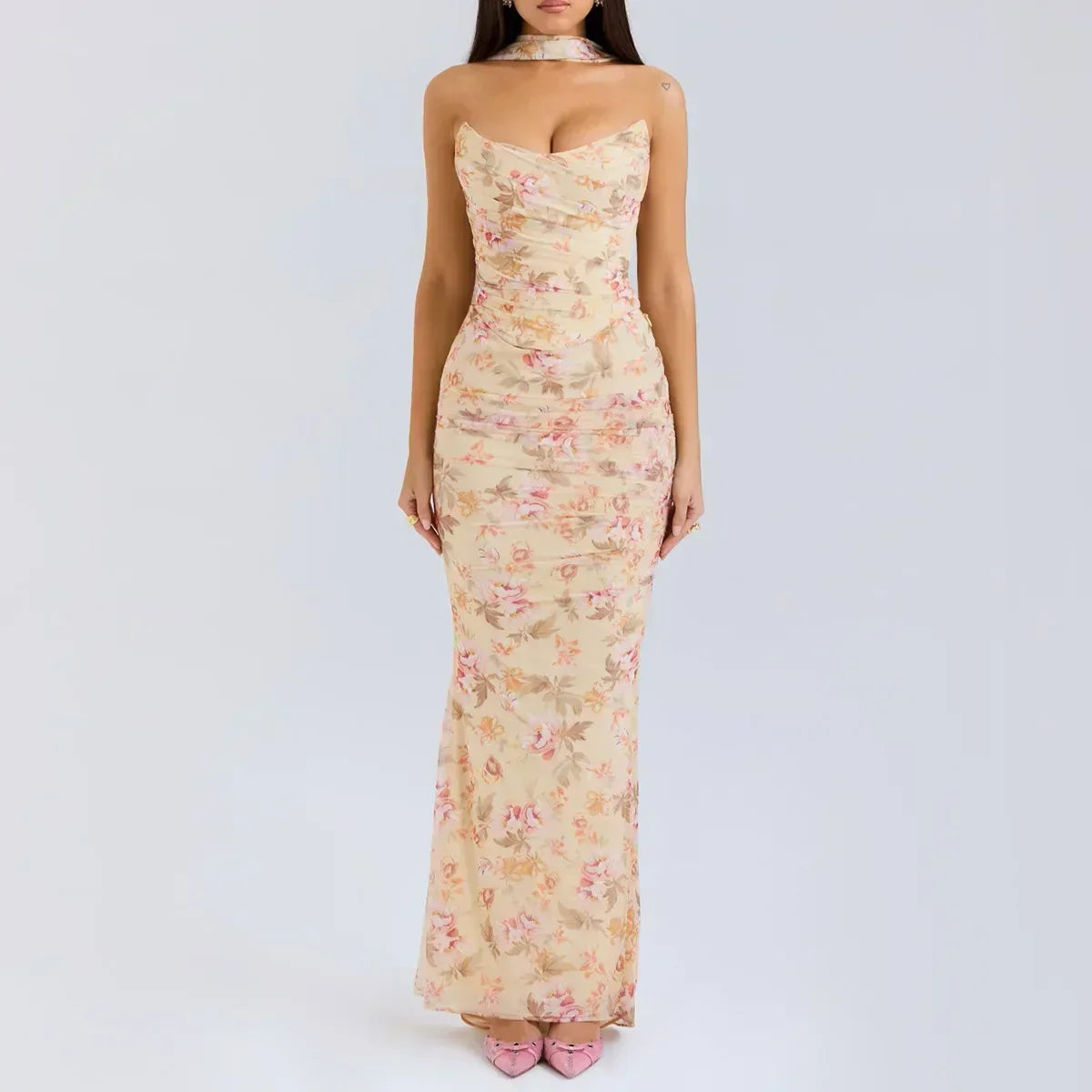 Damska Sukienka Gościa Weselnego | Długa