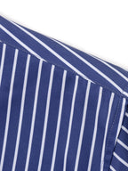 Męska Koszula W Paski Z Długim Rękawem | Regularny Krój