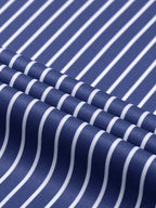 Męska Koszula W Paski Z Długim Rękawem | Regularny Krój