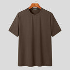 Męska Casualowa Sportowa Koszulka T | Slim Fit