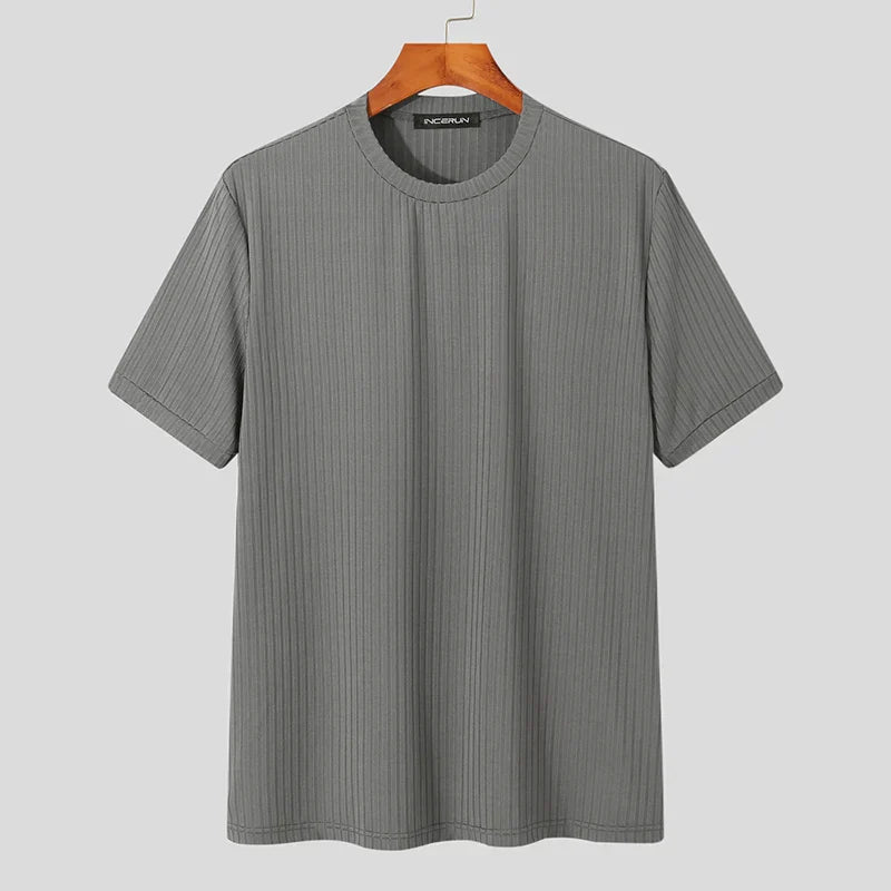 Męska Casualowa Sportowa Koszulka T | Slim Fit