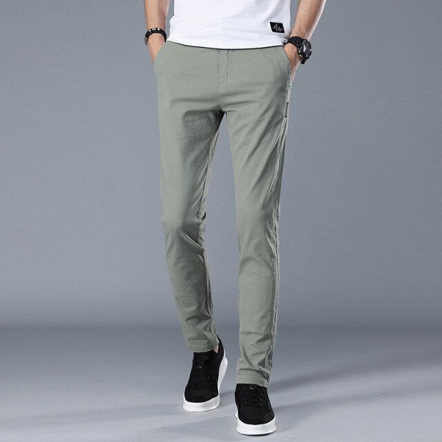 Męskie Casualowe Spodnie | Slim Fit