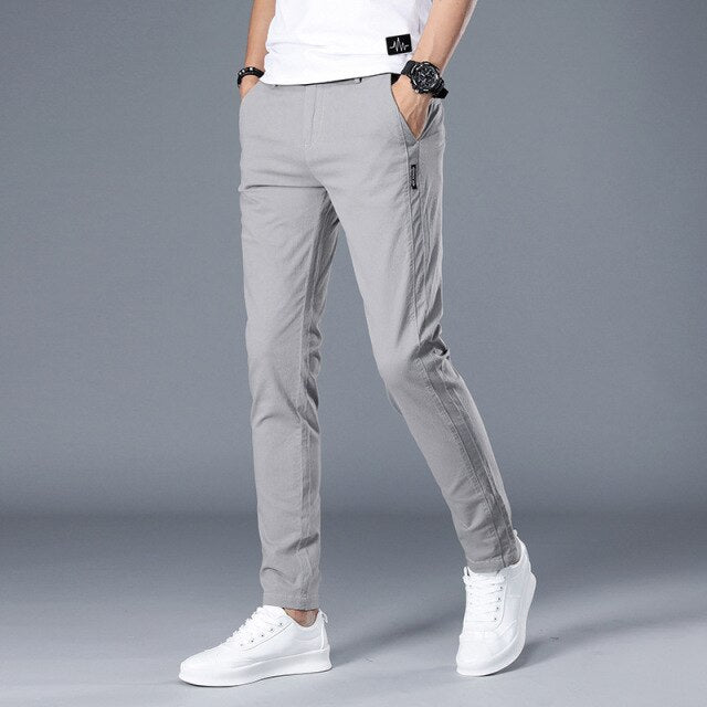 Męskie Casualowe Spodnie | Slim Fit