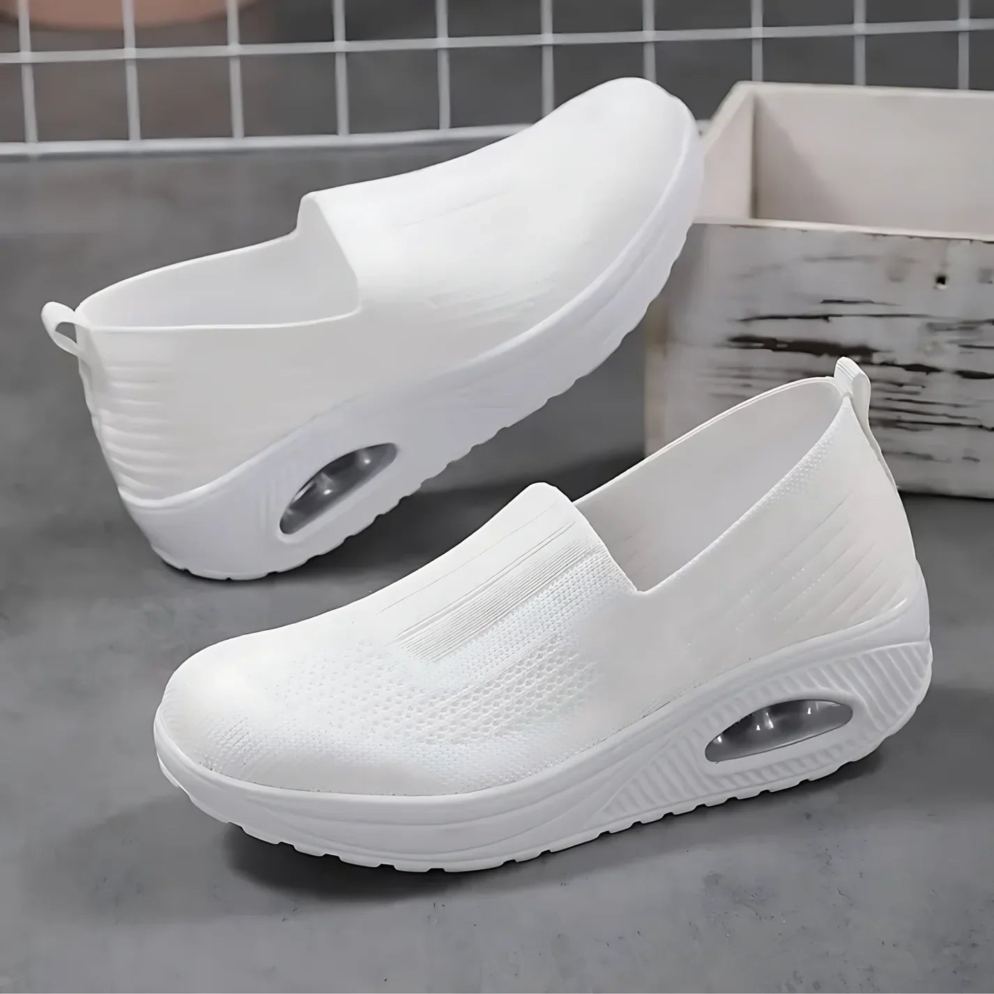 Damskie Wsuwane Trampki | Platforma