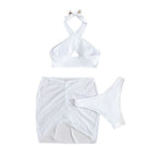 Damskie Seksowne Bikini & Spódnica | Odzież Plażowa