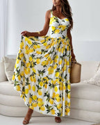 Damska Letnia Sukienka | Maxi