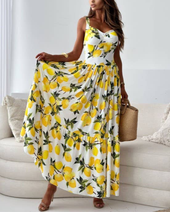 Damska Letnia Sukienka | Maxi