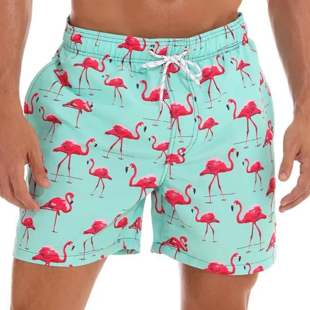 Męskie Długie Szorty Kąpielowe | Letnie