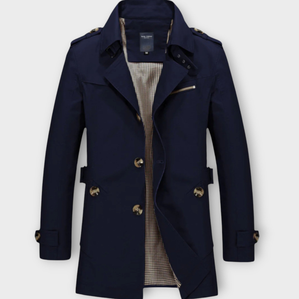 Męski Zimowy Płaszcz | Trencz