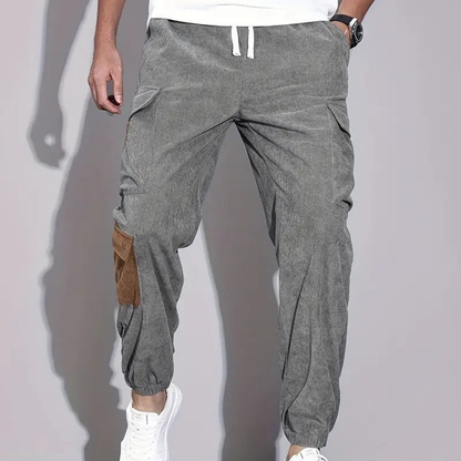 Męski Spodnie Cargo | Szeroka Nogawka