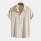 Męski Dwuczęściowy Komplet Wafelkowy | Casual