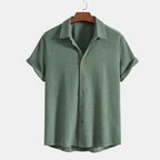 Męski Dwuczęściowy Komplet Wafelkowy | Casual