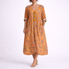 Damska Sukienka Boho Kaftan | Midi