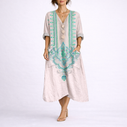 Damska Sukienka Boho Kaftan | Midi