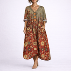 Damska Sukienka Boho Kaftan | Midi