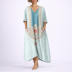 Damska Sukienka Boho Kaftan | Midi