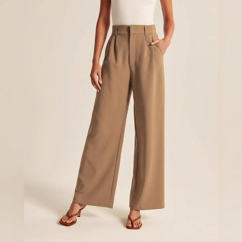 Damski Spodnie Robocze | Szeroka Nogawka