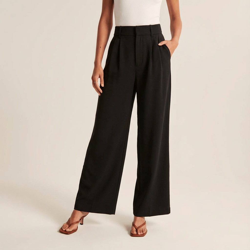 Damska Spodnie Robocze | Szeroka Nogawka