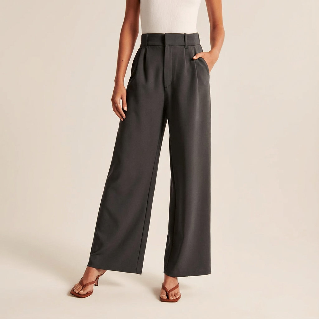 Damski Spodnie Robocze | Szeroka Nogawka