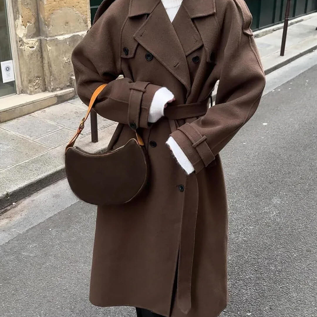 Damski Zimowy Płaszcz | Trencz