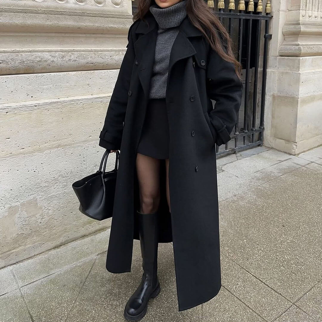 Damski Zimowy Płaszcz | Trencz