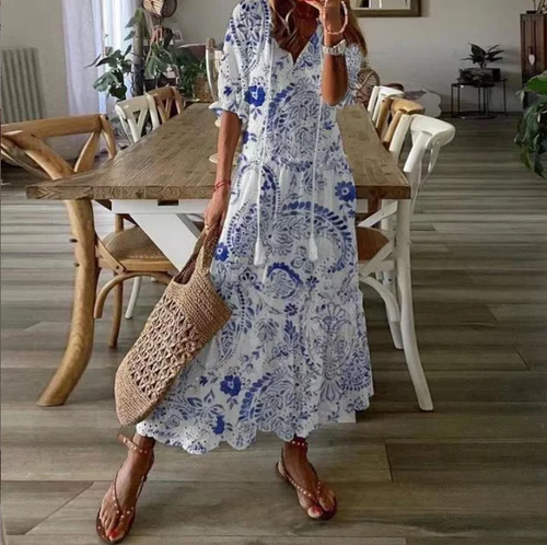 Damska Letnia Sukienka | Maxi